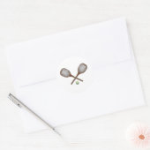 tennis racket en bal ronde sticker (Envelop)