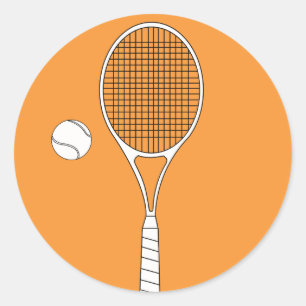 Tennis Racket en Bal Stickers