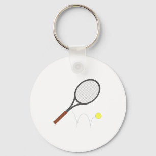 Tennis Racket en Ball Sleutelhanger