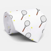 Tennis Racket en Ball Stropdas (Opgerold)