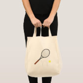 Tennis Racket en Ball Tote Bag (Voorkant (product))