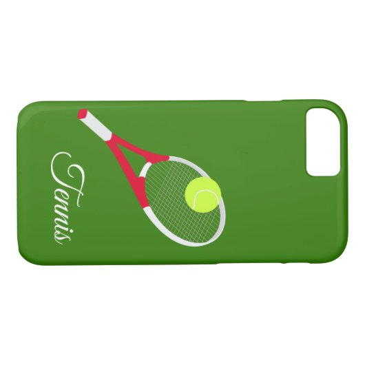 Tennis racket en tennisbal Case-Mate iPhone case (Achterkant (Horizontaal))