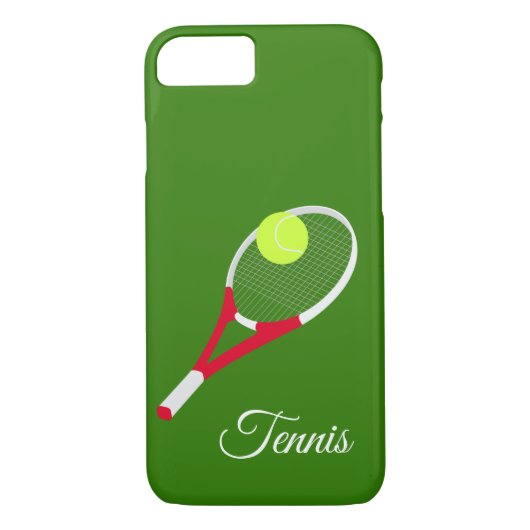 Tennis racket en tennisbal Case-Mate iPhone case (Achterkant)