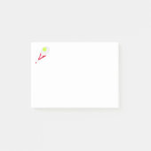 Tennis racket en tennisbal post-it® notes (Voorkant)