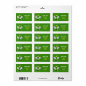 TENNIS RACKET ETIKET (Full Sheet)