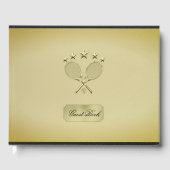 Tennis Racket Gastenboek (Voorkant)