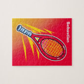 Tennis Racket Legpuzzel (Horizontaal)
