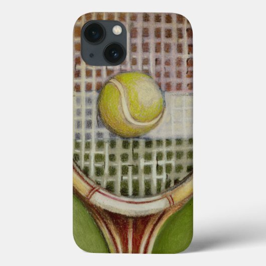 Tennis Racket met Ball Laying over Court Case-Mate iPhone Case (Achterkant)