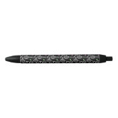 Tennis Racket Pattern Black Zwarte Inkt Pen (Voorkant)
