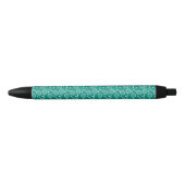 Tennis Racket Pattern Green Zwarte Inkt Pen (Voorkant)