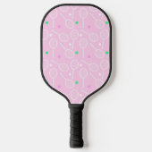 Tennis Racket Pattern Pastel Pink (Voorkant)