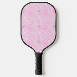 Tennis Racket Pattern Pastel Pink