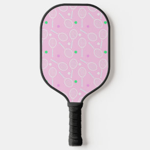 Tennis Racket Pattern Pastel Pink