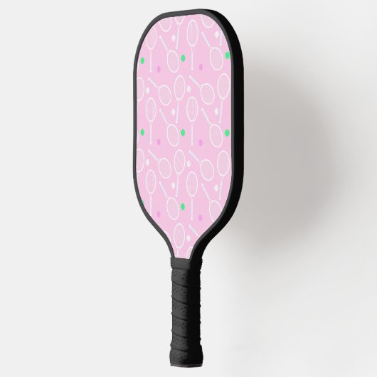 Tennis Racket Pattern Pastel Pink (Links)
