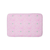 Tennis Racket Pattern Pastel Pink Badmat (Voorkant)