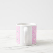 Tennis Racket Pattern roze Espresso Kop (Achterkant)