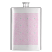 Tennis Racket Pattern roze Flacon (Voorkant)