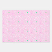 Tennis Racket Pattern roze Inpakpapier Vel (Voorkant 2)