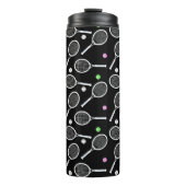 Tennis Racket Pattern Thermosbeker (Voorkant)