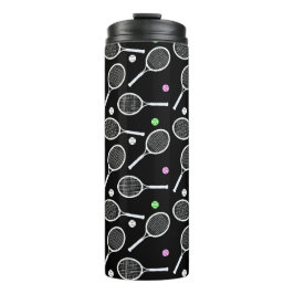 Tennis Racket Pattern Thermosbeker