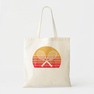 Tennis racket retro tennis player tennis g tote bag