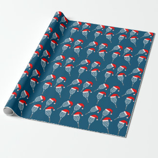 Tennis Racket Santa Hat Cadeaupapier