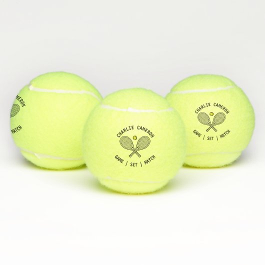 Tennis rackets Aangepaste naam Tennisballen (Multi)