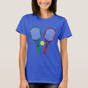 Tennis Rackets & Ball T-shirt