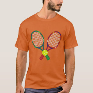 Tennis Rackets & Ball T-shirt