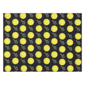 Tennis Rackets Ballen Patroon Speler Coach Gift Tafelkleed (Voorkant (Horizontaal))