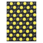 Tennis Rackets Ballen Patroon Speler Coach Gift Tafelkleed (Voorkant)