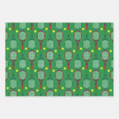 Tennis Rackets & Balls Pattern Inpakpapier Vel (Voorkant)