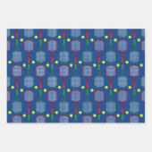 Tennis Rackets & Balls Pattern Inpakpapier Vel (Voorkant)