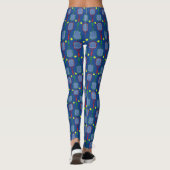 Tennis Rackets & Balls Pattern Leggings (Achterkant)