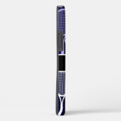 Tennis Rackets & Balls Team Name Monogram Paars Case-Mate iPhone Case (Achterkant / Rechts)