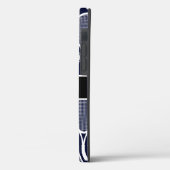 Tennis Rackets & Balls Team Name Monogram Paars Case-Mate iPhone Case (Achterkant / Links)