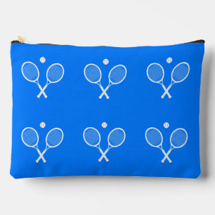 Tennis Rackets Blue Background Etui