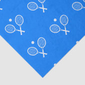 Tennis Rackets Blue Background Tissuepapier (Detail)