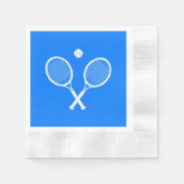Tennis Rackets Blue Party Servet (Voorkant)