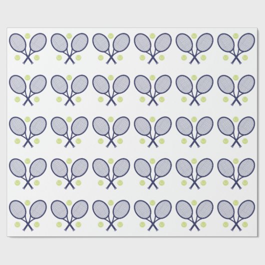 Tennis Rackets Cadeaupapier (Vlak)