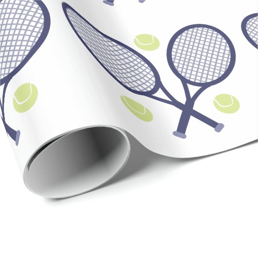 Tennis Rackets Cadeaupapier (Rol Hoek)