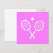 Tennis Rackets en Ball (Voorkant / Achterkant)