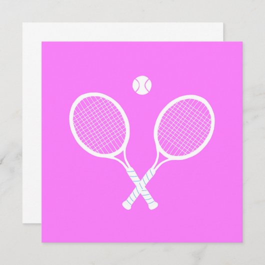 Tennis Rackets en Ball (Voorkant / Achterkant)
