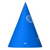 Tennis Rackets en Ball Blue Feesthoedjes (Links)