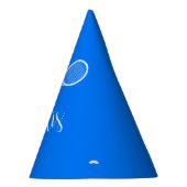 Tennis Rackets en Ball Blue Feesthoedjes (Rechts)