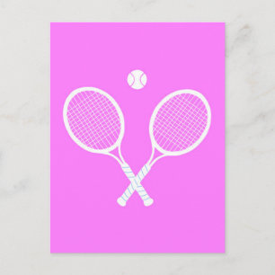 Tennis Rackets en Ball Briefkaart