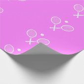 Tennis Rackets en Ball Cadeaupapier (Hoek)