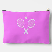 Tennis Rackets en Ball Deep Pink Etui (Achterkant)