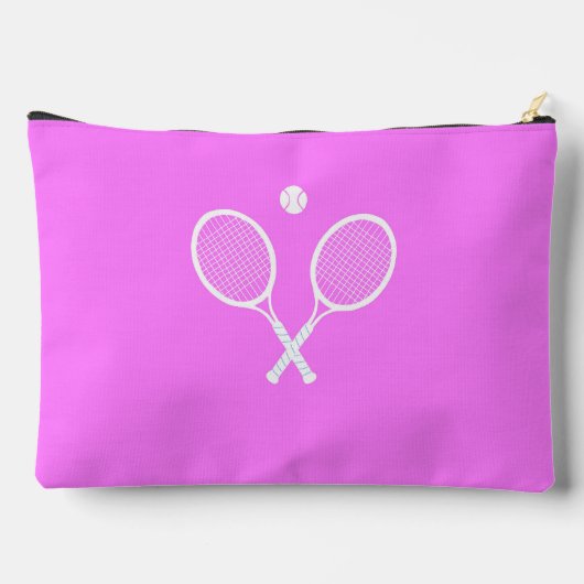 Tennis Rackets en Ball Deep Pink Etui (Achterkant)