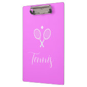 Tennis Rackets en Ball Deep Pink Klembord (Links)